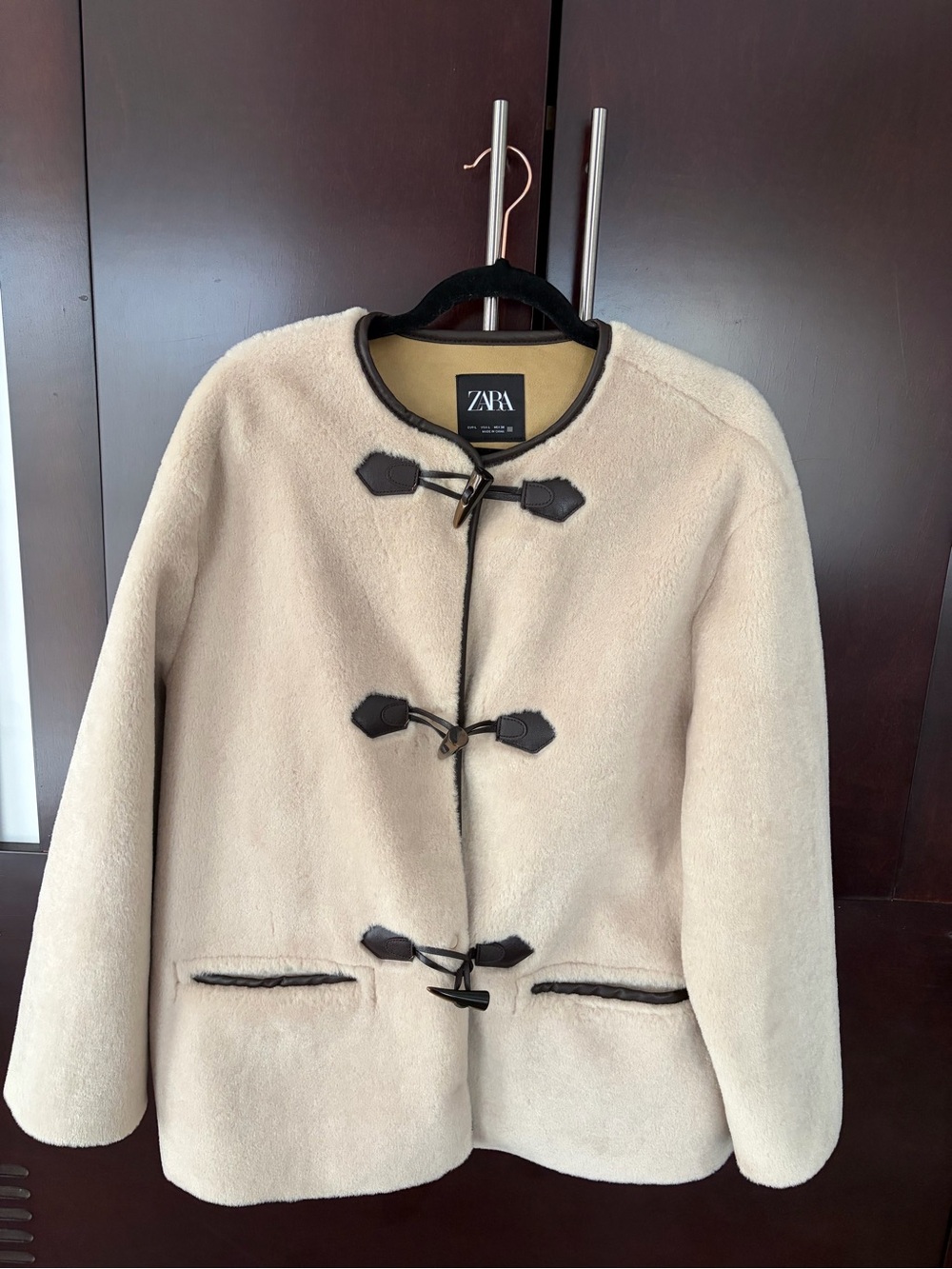 Zara Faux Shearling/Fur Coat